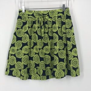 Merona navy and green skirt.